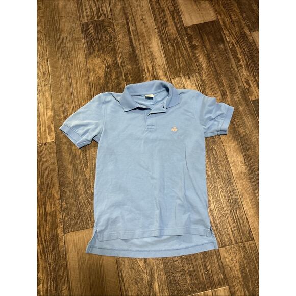 Brooks Brothers Green Polo Shirt Men’s small Blue Pig Performance Slim Fit - Picture 1 of 4